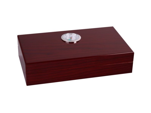 HUMIDOR KIRSCHHOLZ BORDEAUX-ROT 19X11X4.4 CM