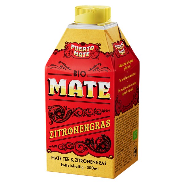 PUERTO MATE ZITRONENGRAS BIO 50CL