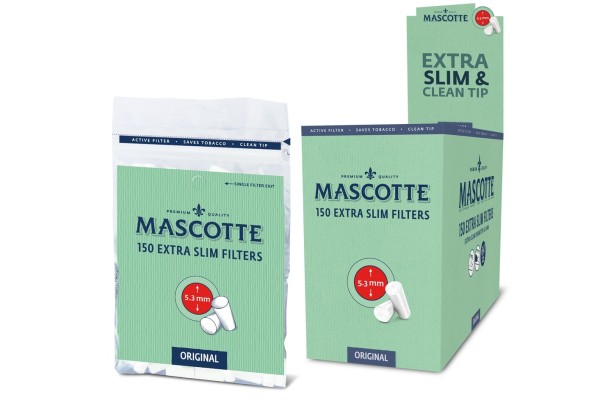 MASCOTTE EXTRA SLIM FILTER 5.3MM 150STK.