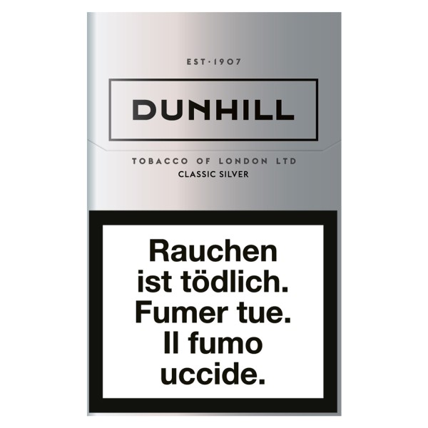 DUNHILL CLASSIC SILVER BOX