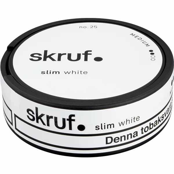 SKRUF #25 SLIM WHITE PORTION