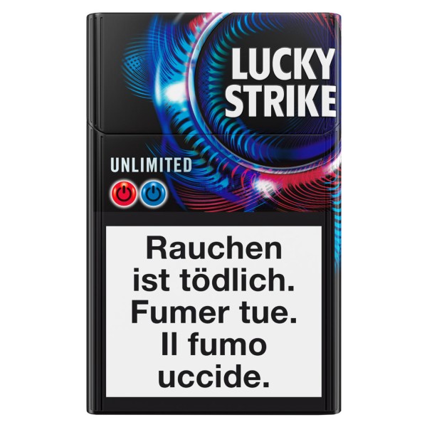 LUCKY STRIKE UNLIMITED DOUBLE CAPSULE BOX