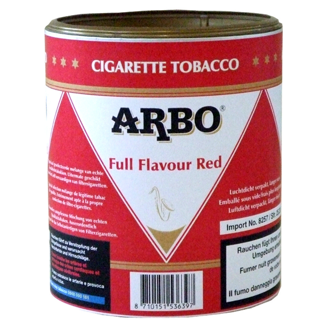 Arbo Red Mild 150 Gramm Tabak Online Kaufen | Yoursmoke.ch